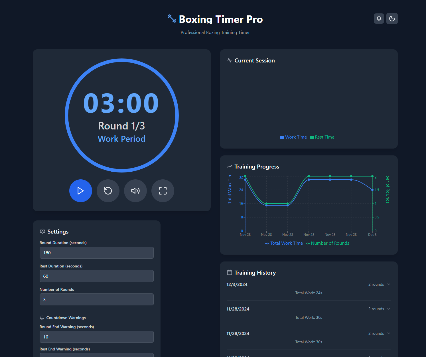 Boxing Timer Pro